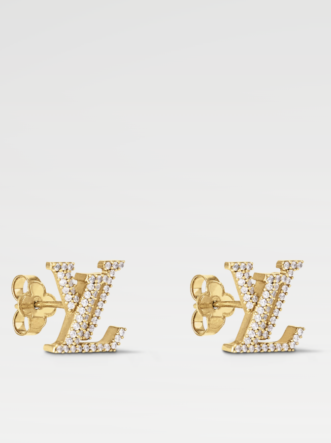 Metal Crystal Iconic Earrings Gold Stud Earrings – Kudos Jewellery